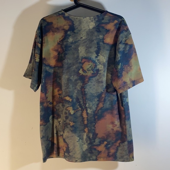 Reclaimed vintage earth blot dye T - Picture 4 of 4